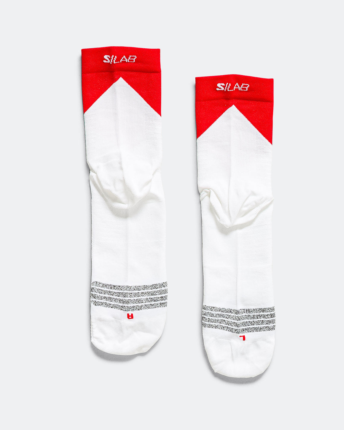 Salomon - S/Lab Phantasm Ankle Socks - White/Fiery Red - Up There Athletics