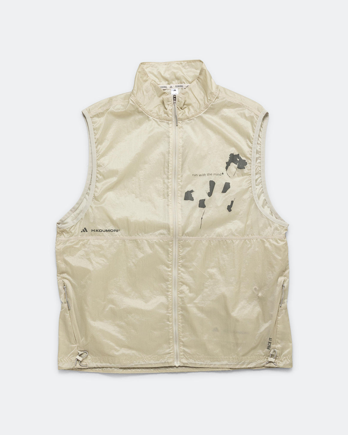 adidas - Mens Adi365 Running Vest x Hermanos Koumori - Putty Grey - Up There Athletics