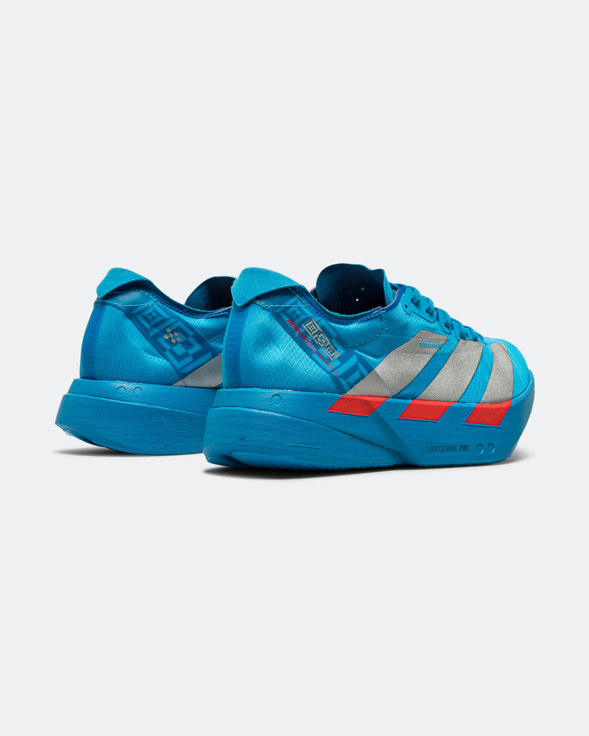 adidas - Mens Adizero Adios Pro 4 - Solar Blue/Silver Metallic-Lucid Red - Up There Athletics