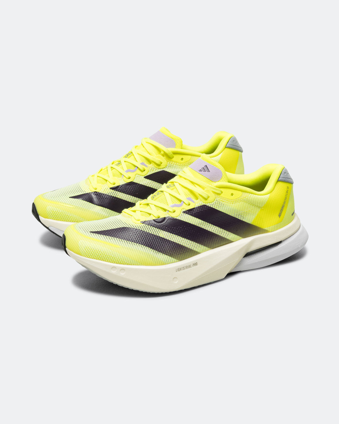 adidas - Mens Adizero Boston 13 - Solar Yellow/Aurora Plum-Powder Plum - Up There Athletics