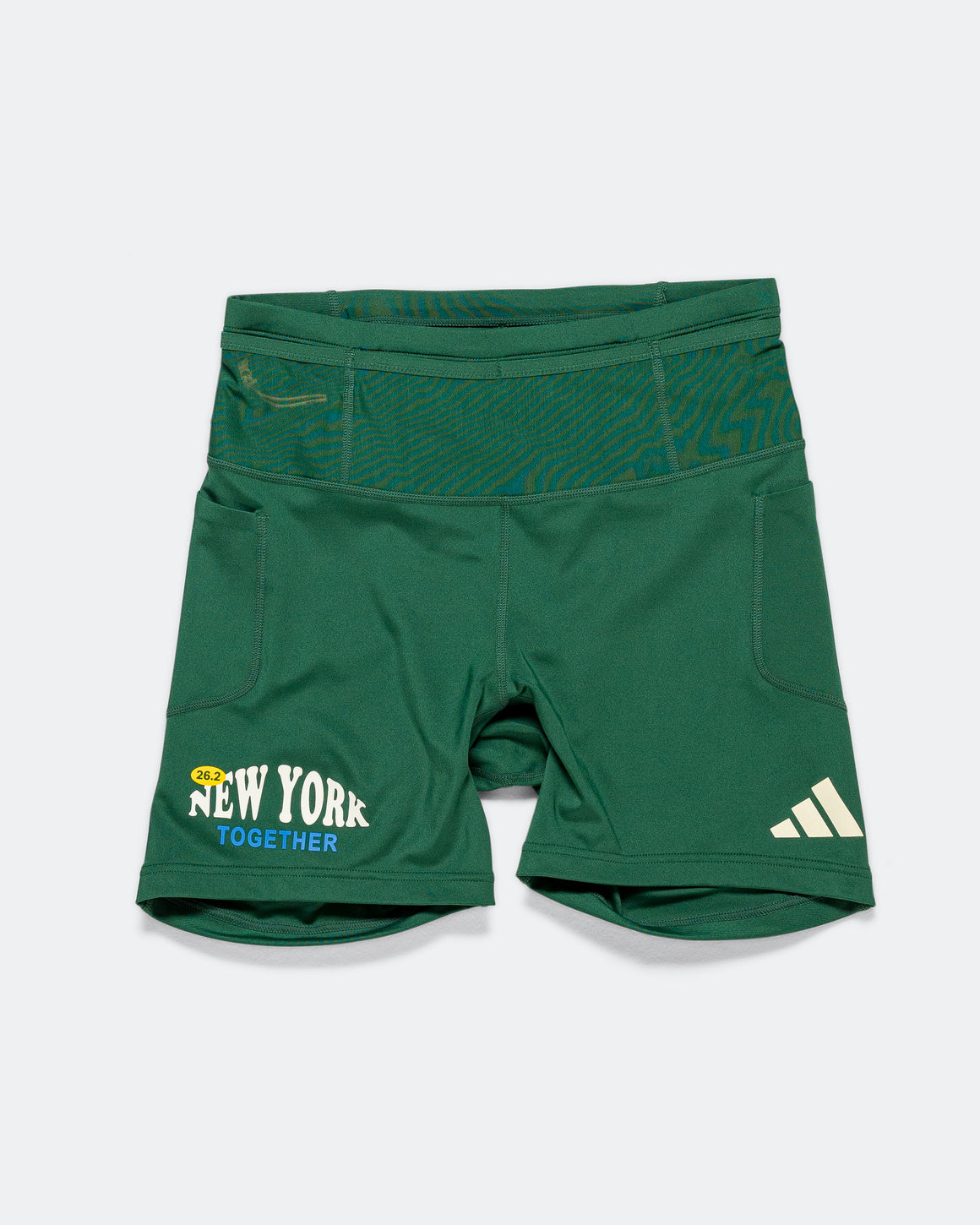 adidas - Mens Adizero NYC Short Tights - Collegiate Green - Up There Athletics