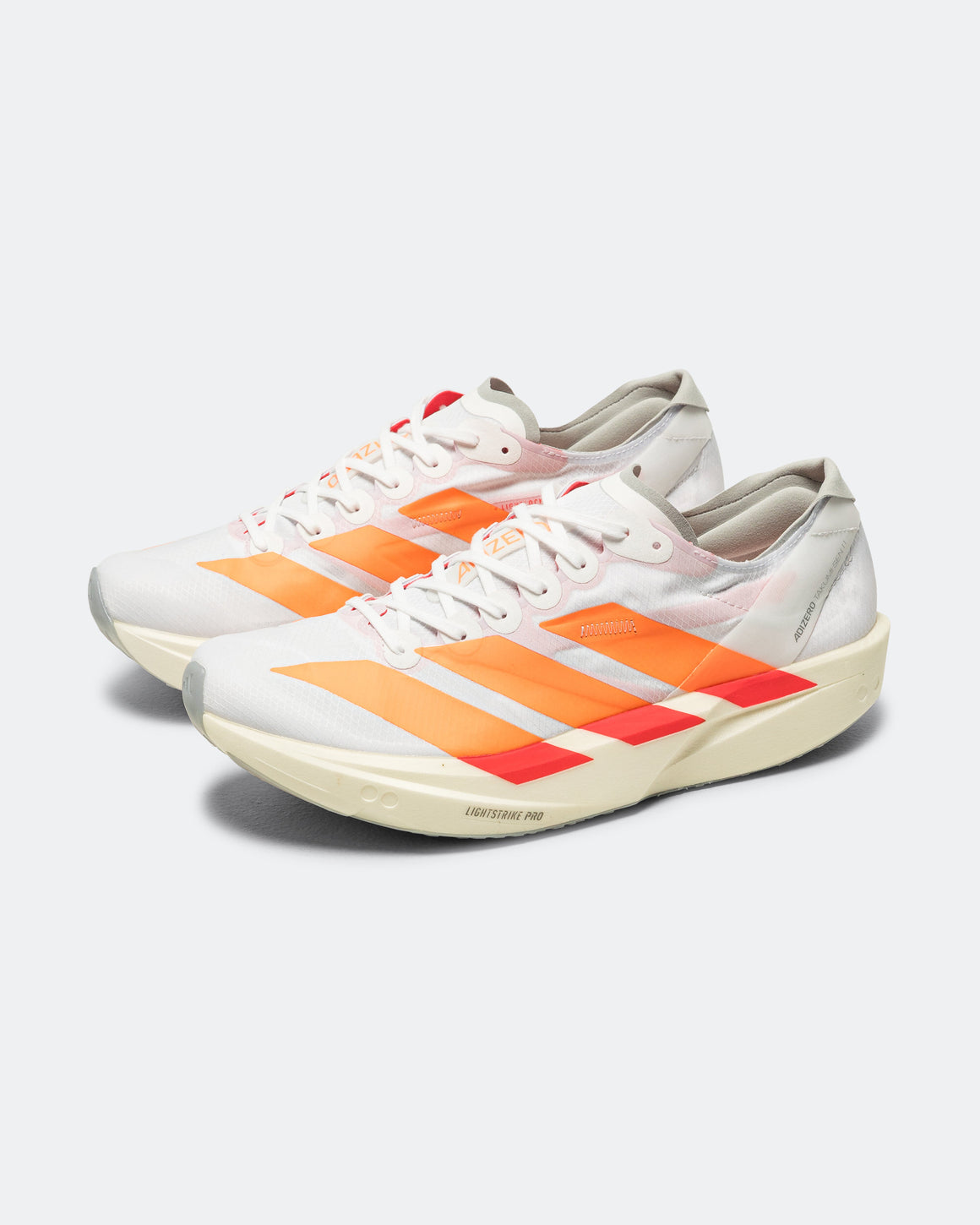 adidas - Mens Adizero Takumi Sen 11 - Footwear White/Lucid Orange-Lucid Red - Up There Athletics