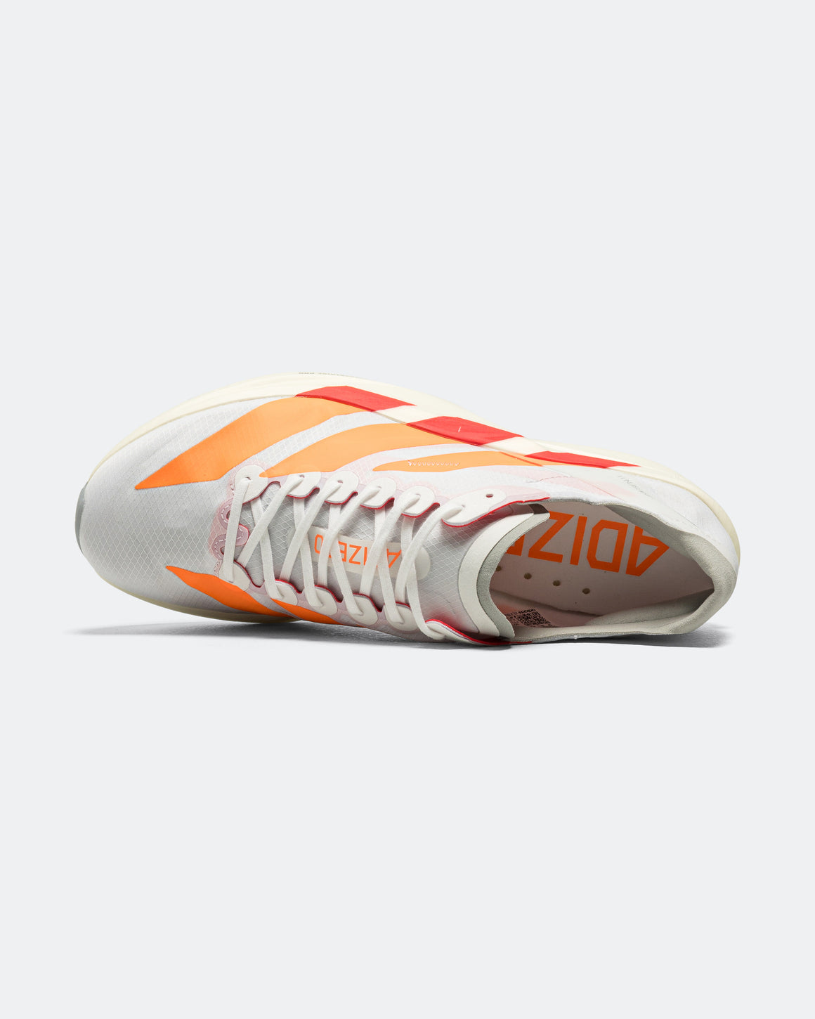 adidas - Mens Adizero Takumi Sen 11 - Footwear White/Lucid Orange-Lucid Red - Up There Athletics