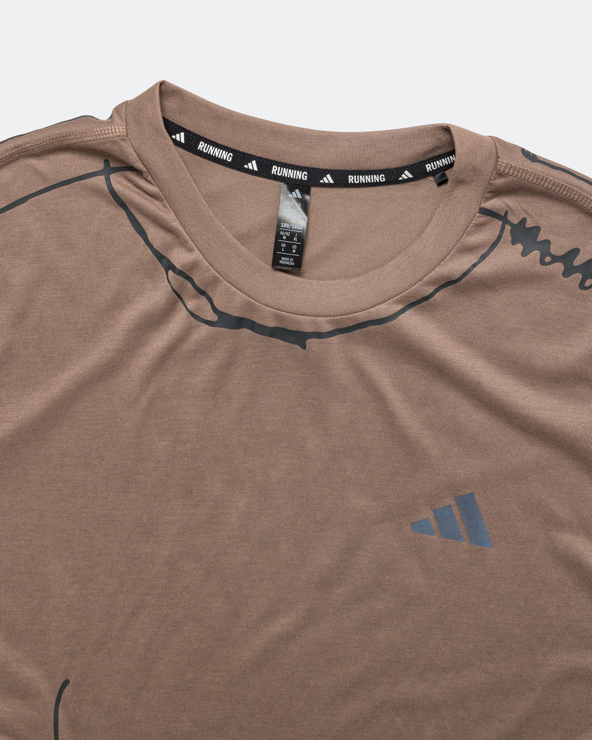 adidas - Mens Running Top x SFTM - Trace Brown - Up There Athletics