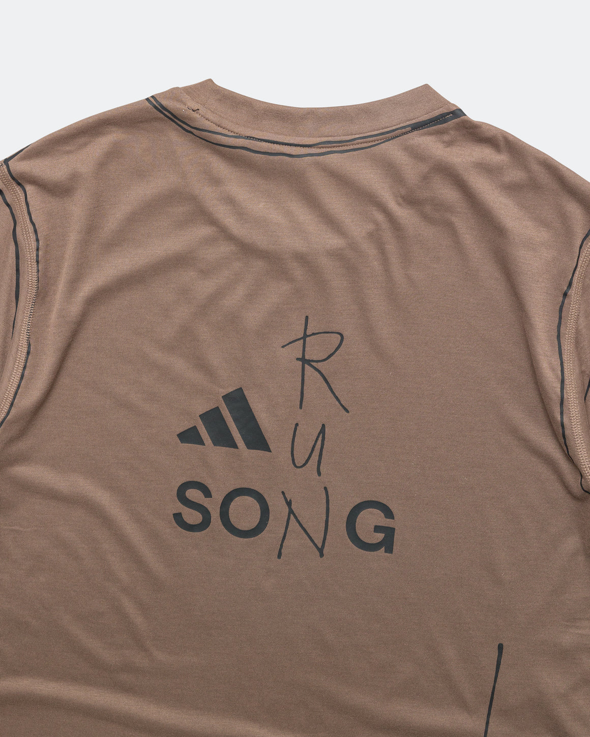 adidas - Mens Running Top x SFTM - Trace Brown - Up There Athletics