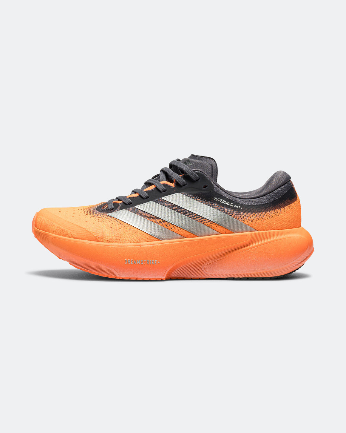 adidas - Mens Supernova Rise 3 - Aurora Onix/Silver Metallic-Lucid Orange - Up There Athletics