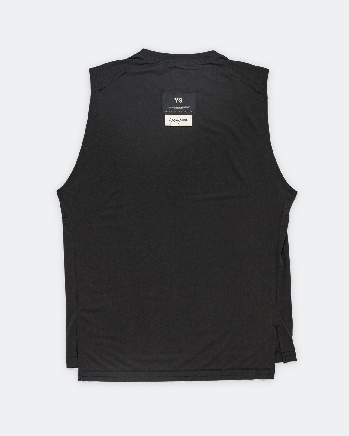 adidas - Mens Y-3 Running Tank Top - Black - Up There Athletics