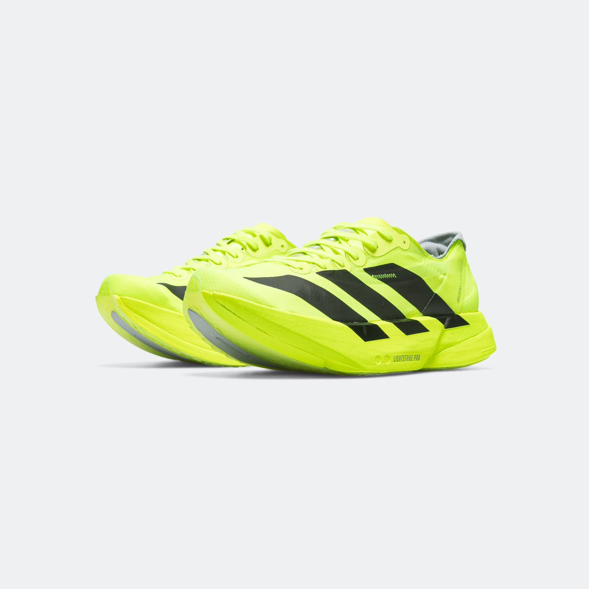 Womens Adizero Adios Pro 4 - Lucid Lemon/Core Black-Halo Silver