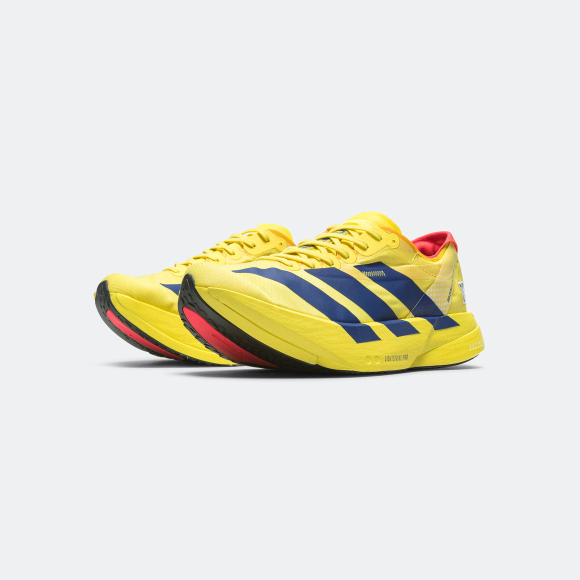 Mens Adizero Adios Pro 4 - Lucid Blue/Pure Sulfur-Lucid Red