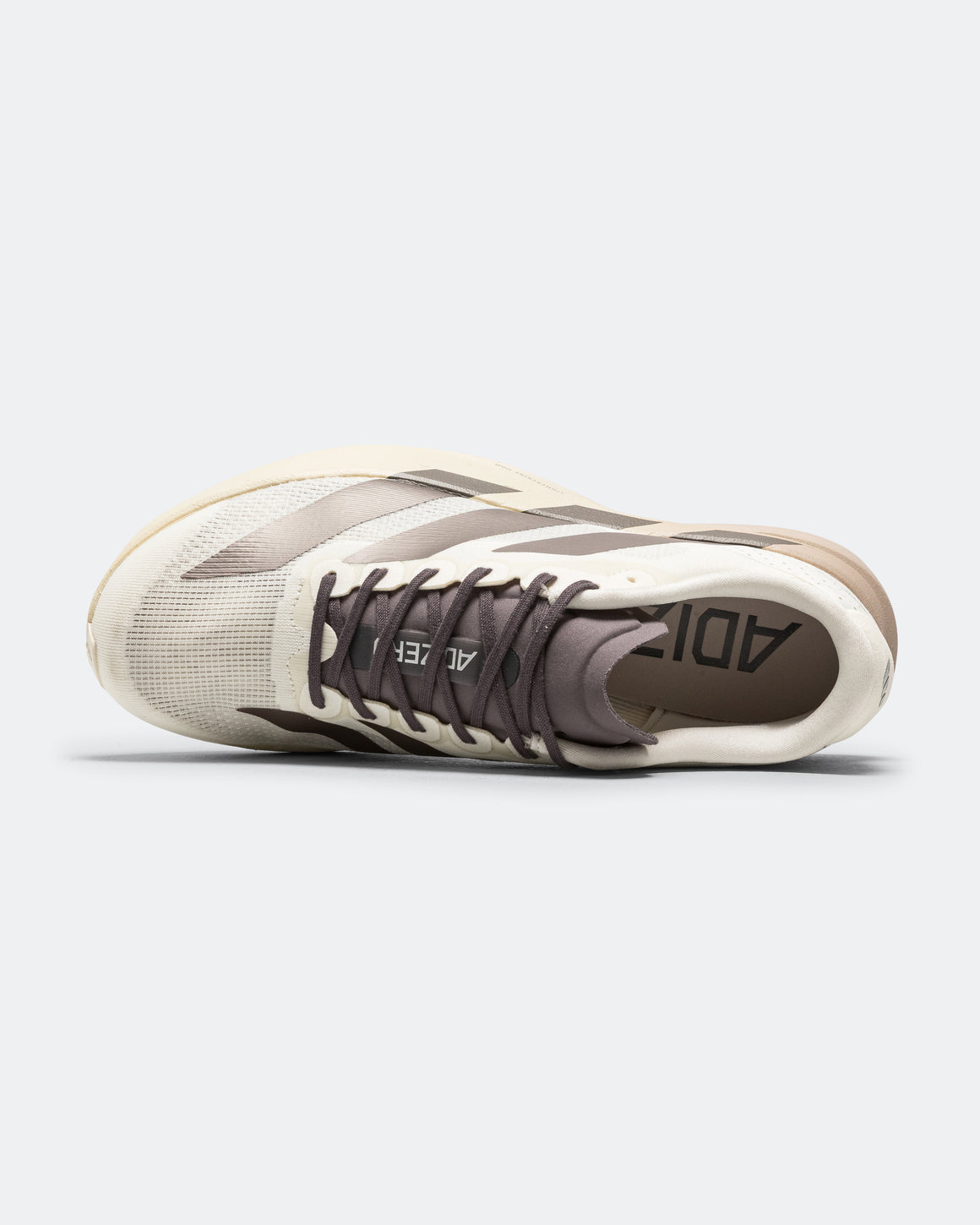 adidas - Mens Adizero Evo SL - Off White/Aurora Coffee Metallic-Matte Silver - Up There Athletics