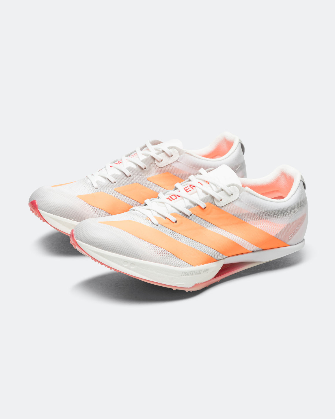 adidas - Adizero Prime SP 4 - Footwear White/Lucid Orange-Lucid Red - Up There Athletics