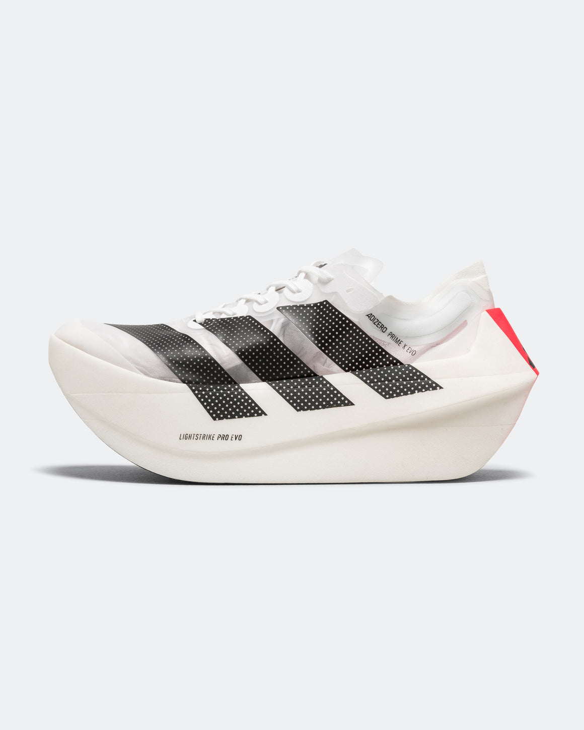 adidas - Adizero Prime X Evo - Cloud White/Core Black-Lucid Red - Up There Athletics