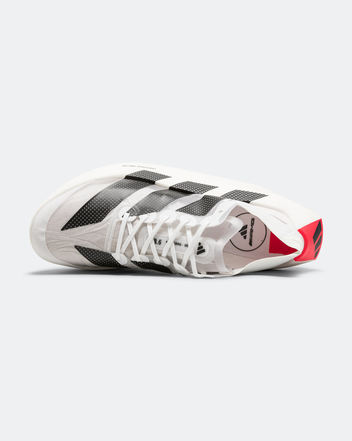 adidas - Adizero Prime X Evo - Cloud White/Core Black-Lucid Red - Up There Athletics