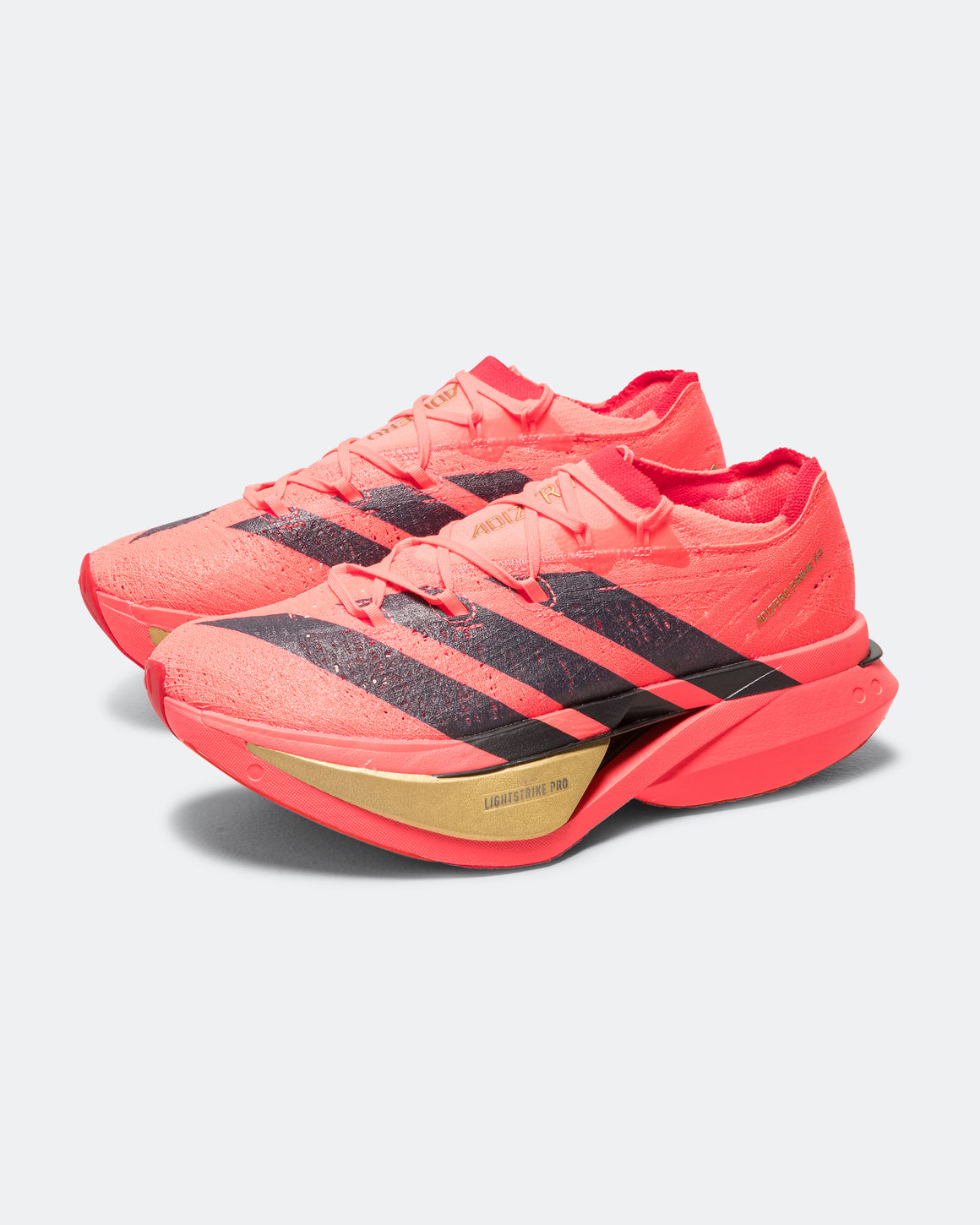 adidas - Adizero Prime X3 Strung - Solar Turbo/Grey Six/Lucid Red - Up There Athletics