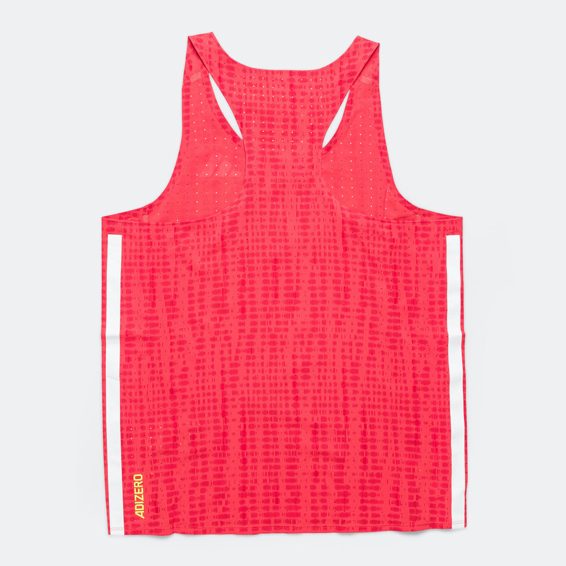 adidas - Mens Adizero Running Singlet - Lucid Red/Pure Ruby - Up There Athletics