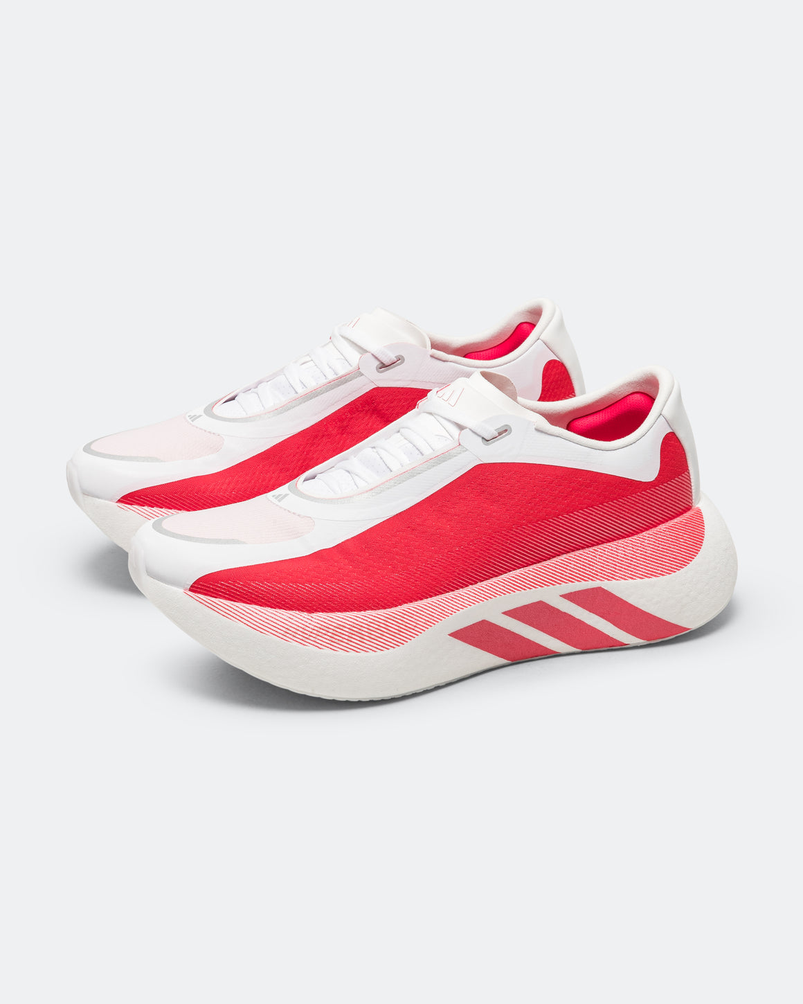adidas - Womens Hyperboost Edge - Footwear White/Pure Ruby-Zero Metallic - Up There Athletics