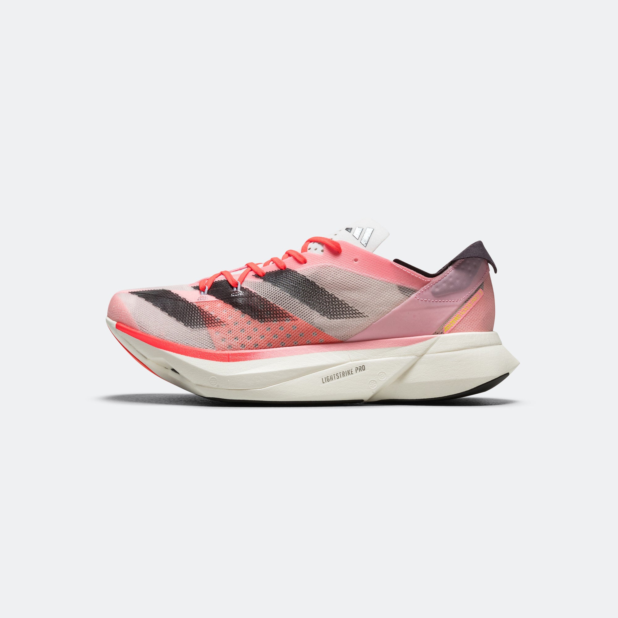 adidas Mens Adizero Adios Pro 3 Pink Spark Aurora Met Up There Athletics