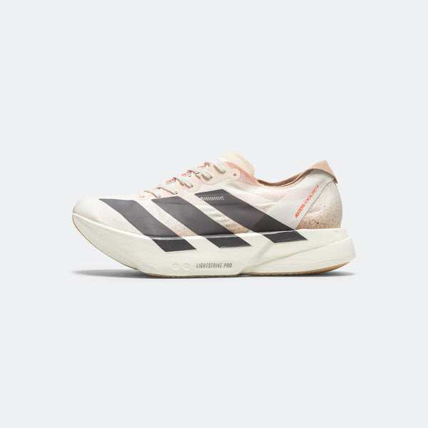 adidas Mens Adizero Adios Pro 4 - Chalk White/Grey Strata-Impact