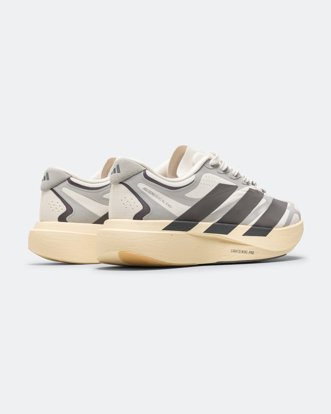 adidas - Mens Adizero Evo SL EXO - Core White/Utility Black-Grey Two - Up There Athletics