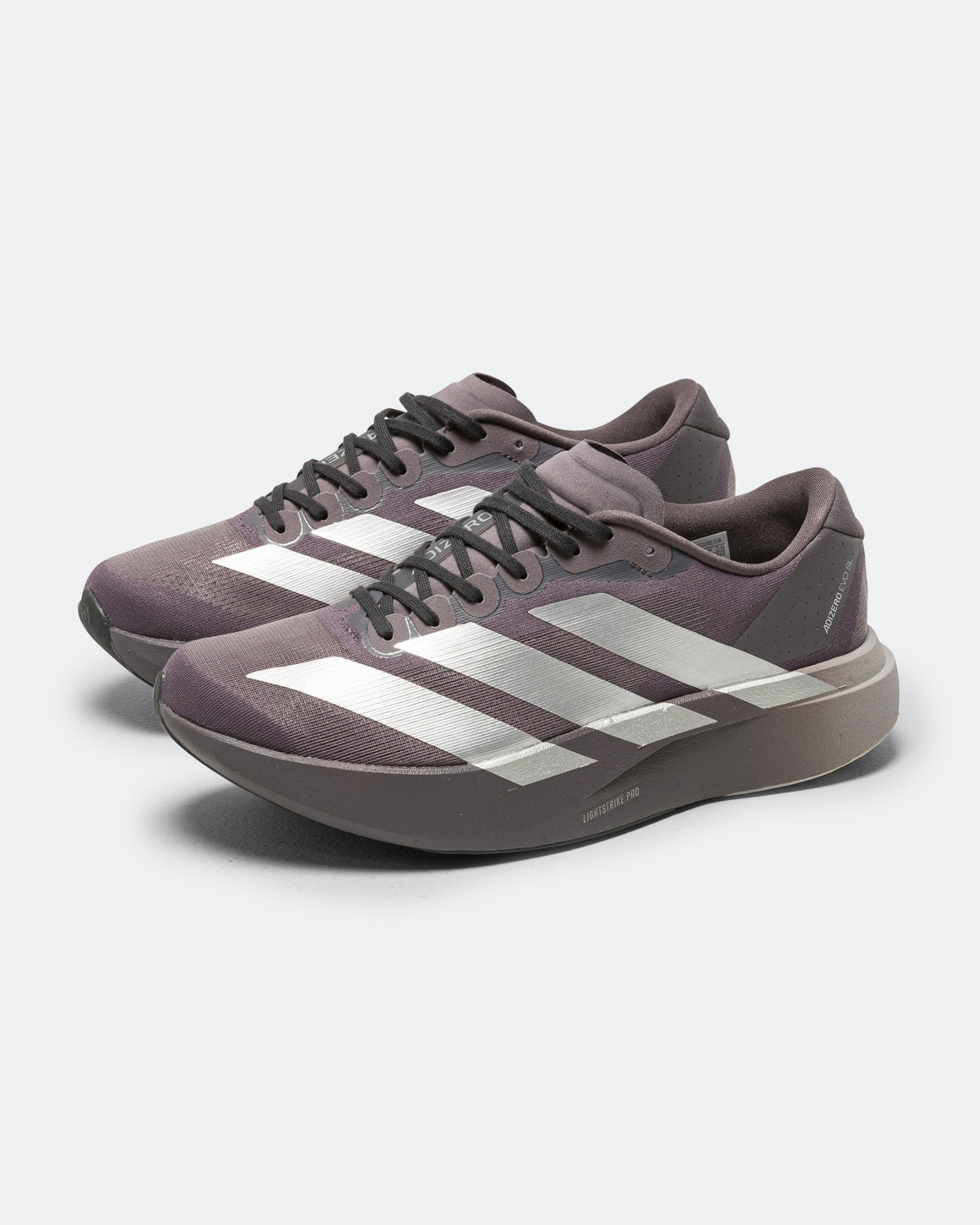adidas - Mens Adizero Evo SL - Grey Strata/Silver Metallic-Light Granite - Up There Athletics