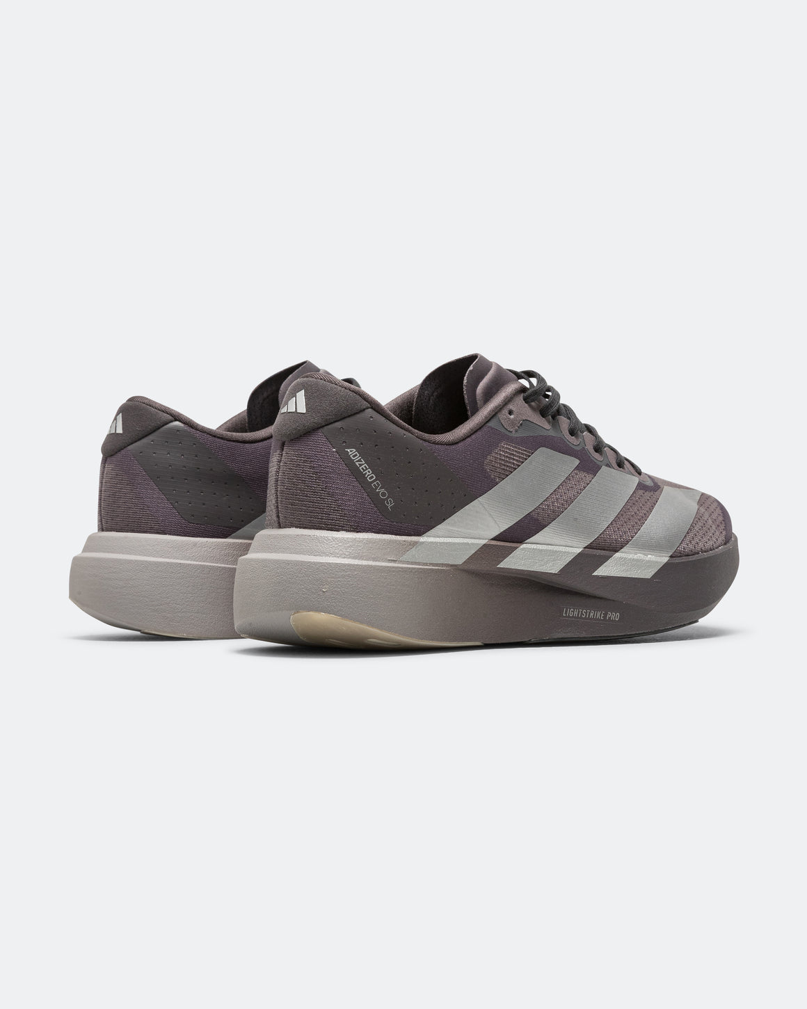 adidas - Mens Adizero Evo SL - Grey Strata/Silver Metallic-Light Granite - Up There Athletics