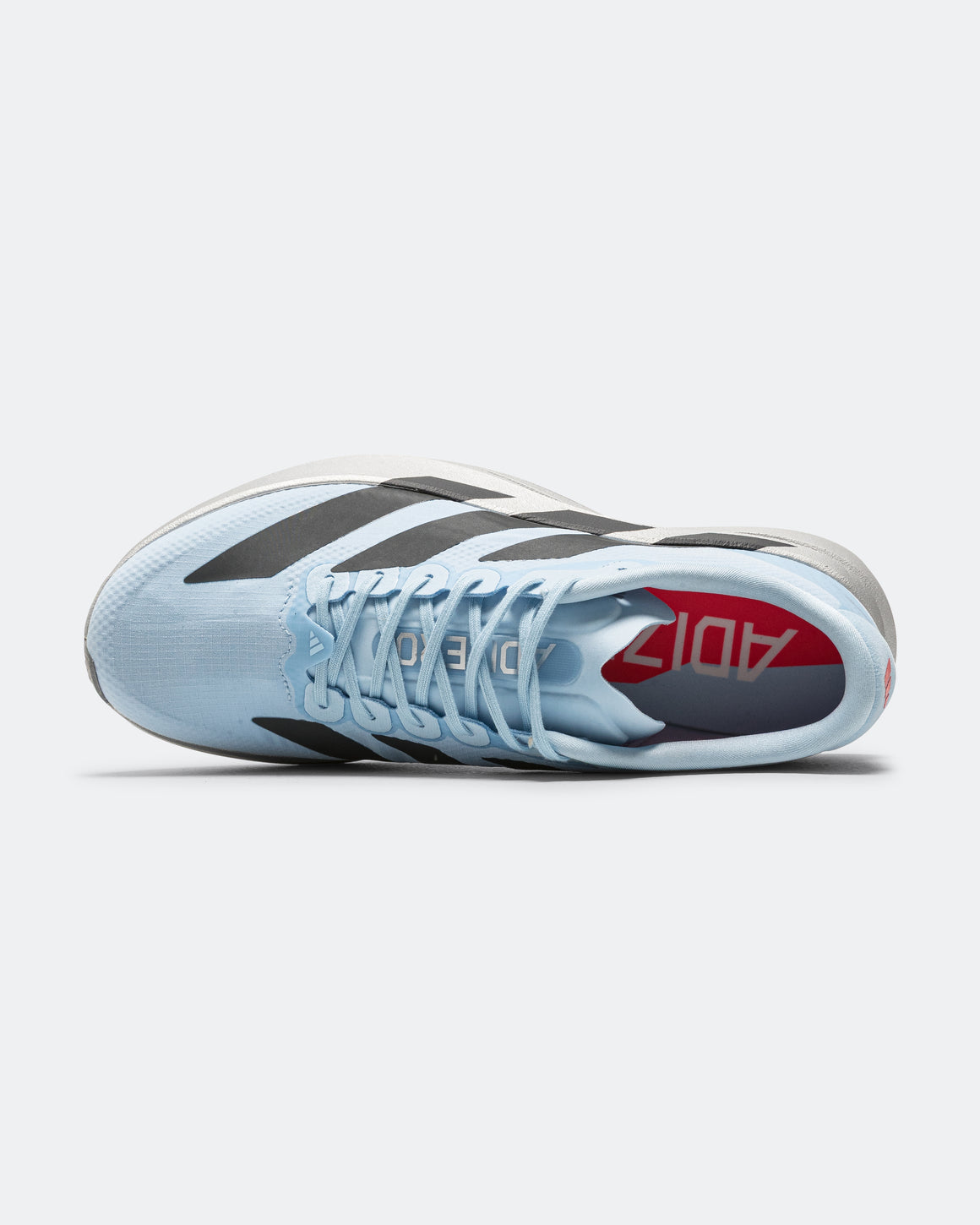 adidas - Mens Adizero Evo SL Woven - Clear Sky/Carbon-Silver Metallic - Up There Athletics