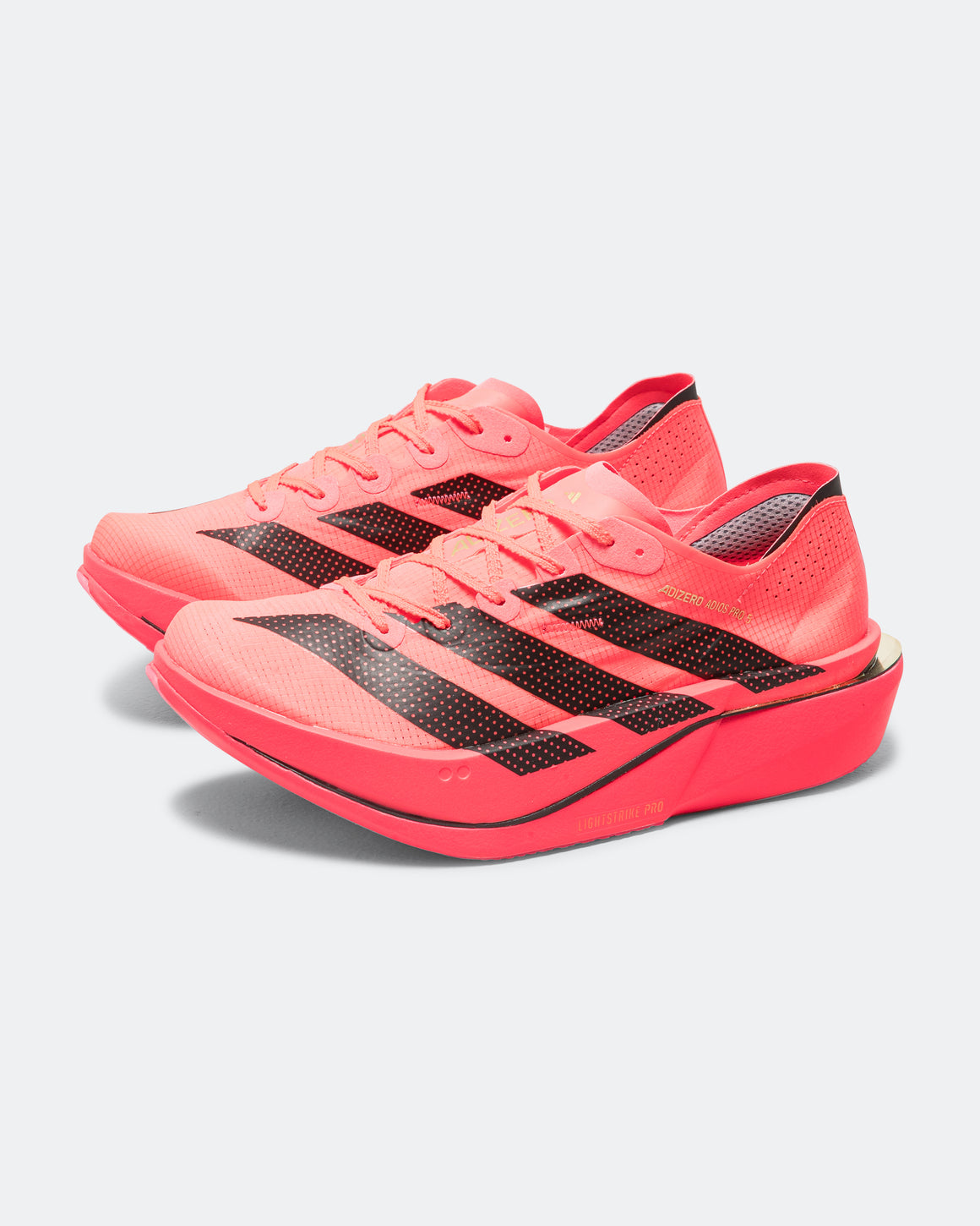 adidas - Womens Adizero Adios Pro 5 - Solar Turbo/Core Black-Lucid Red - Up There Athletics