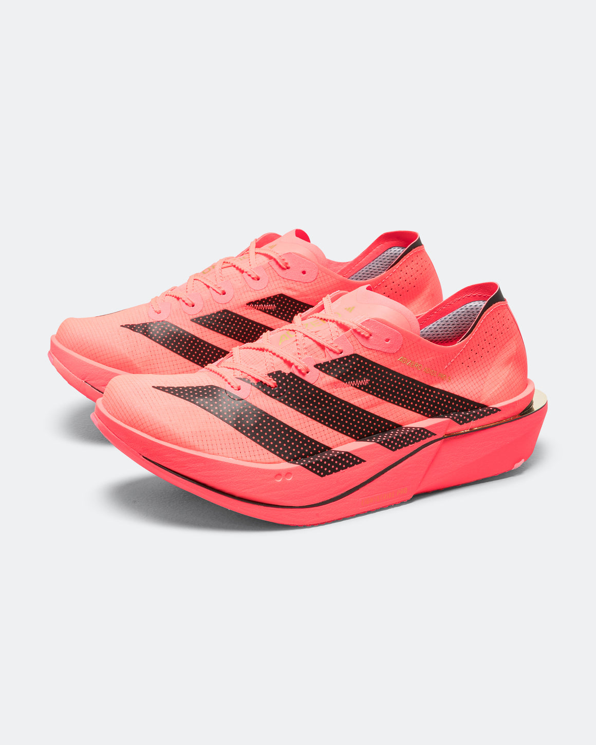 adidas - Mens Adizero Adios Pro 5 - Solar Turbo/Core Black-Lucid Red - Up There Athletics