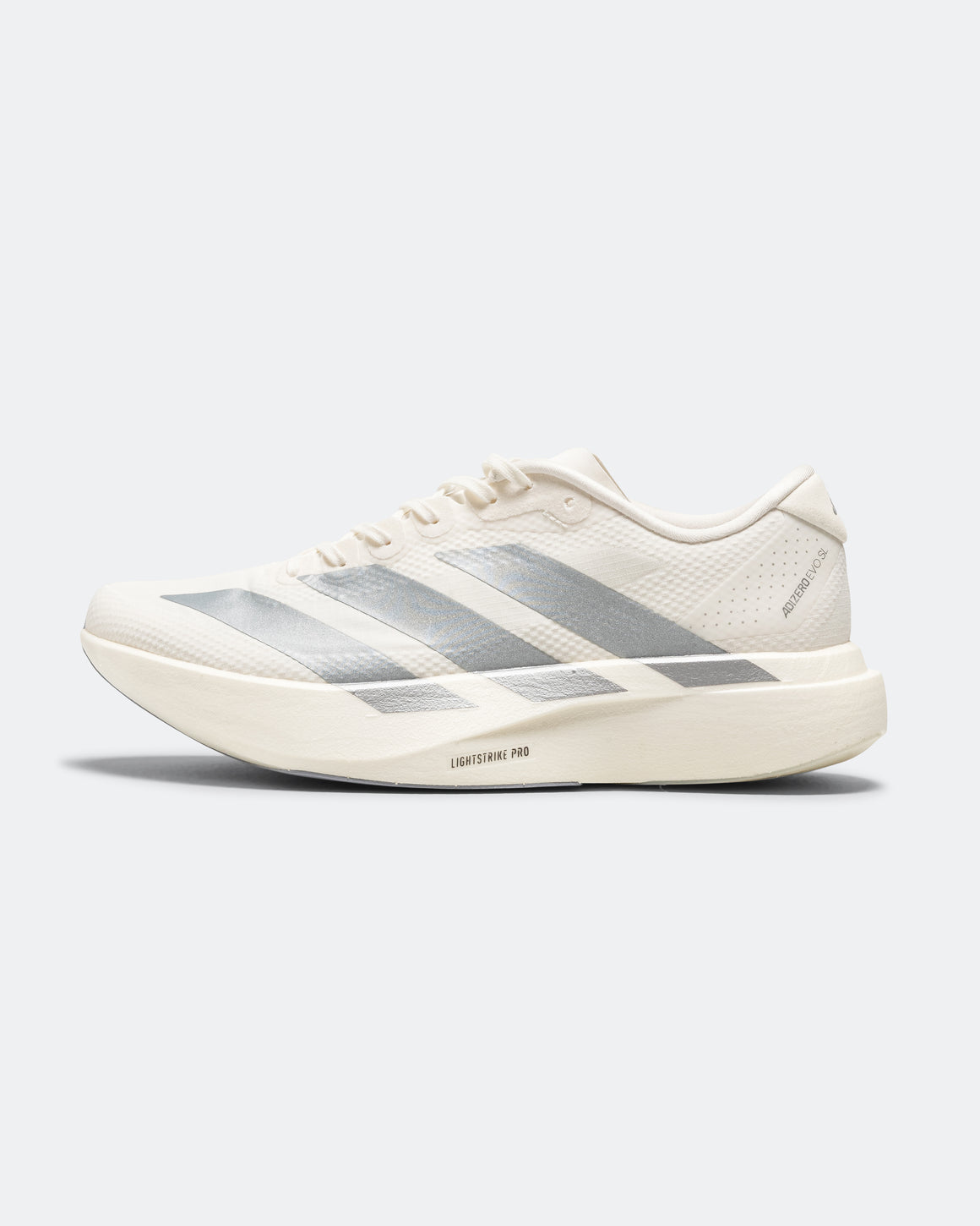 adidas - Womens Adizero Evo SL Woven - Core White/Core White-Halo Silver - Up There Athletics