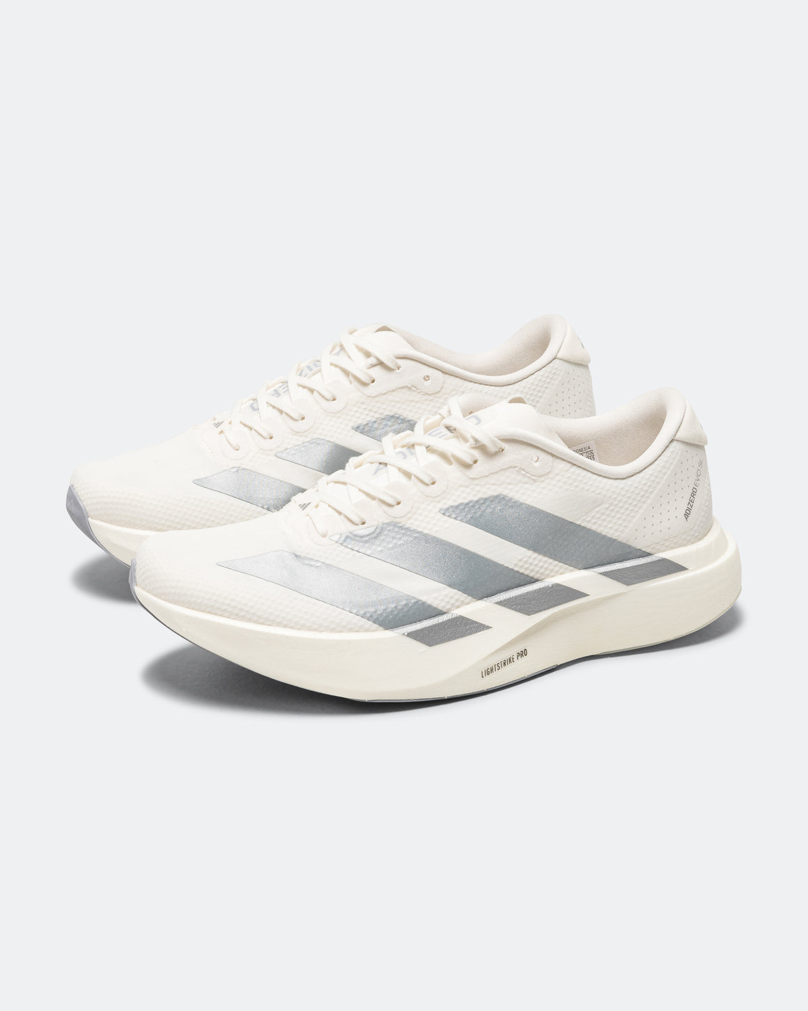 adidas - Womens Adizero Evo SL Woven - Core White/Core White-Halo Silver - Up There Athletics