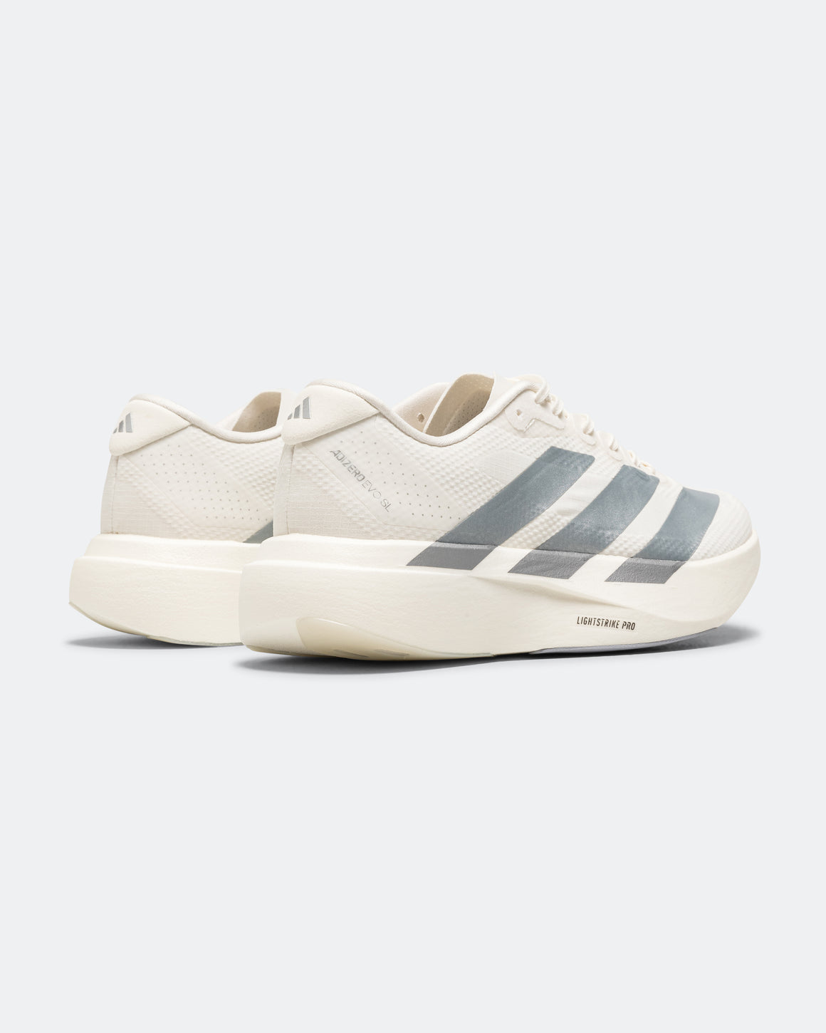 adidas - Womens Adizero Evo SL Woven - Core White/Core White-Halo Silver - Up There Athletics