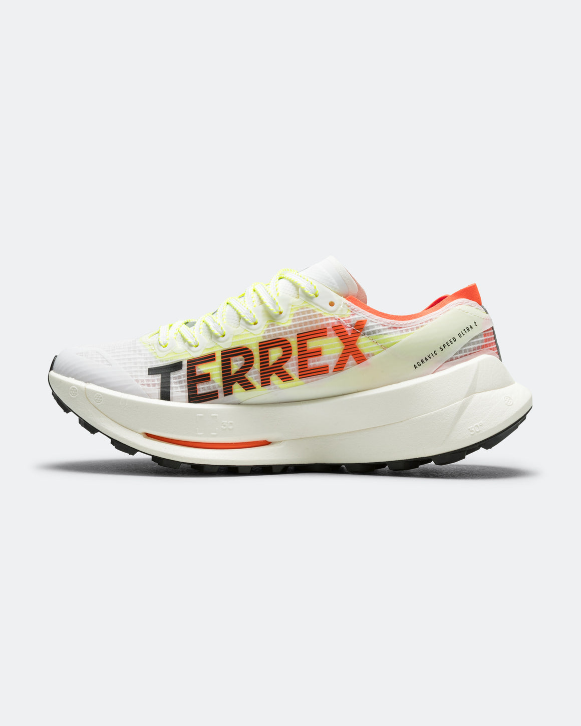 adidas - Mens Terrex Agravic Speed Ultra 2 - Footwear White/Core Black-Semi Impact Orange - Up There Athletics