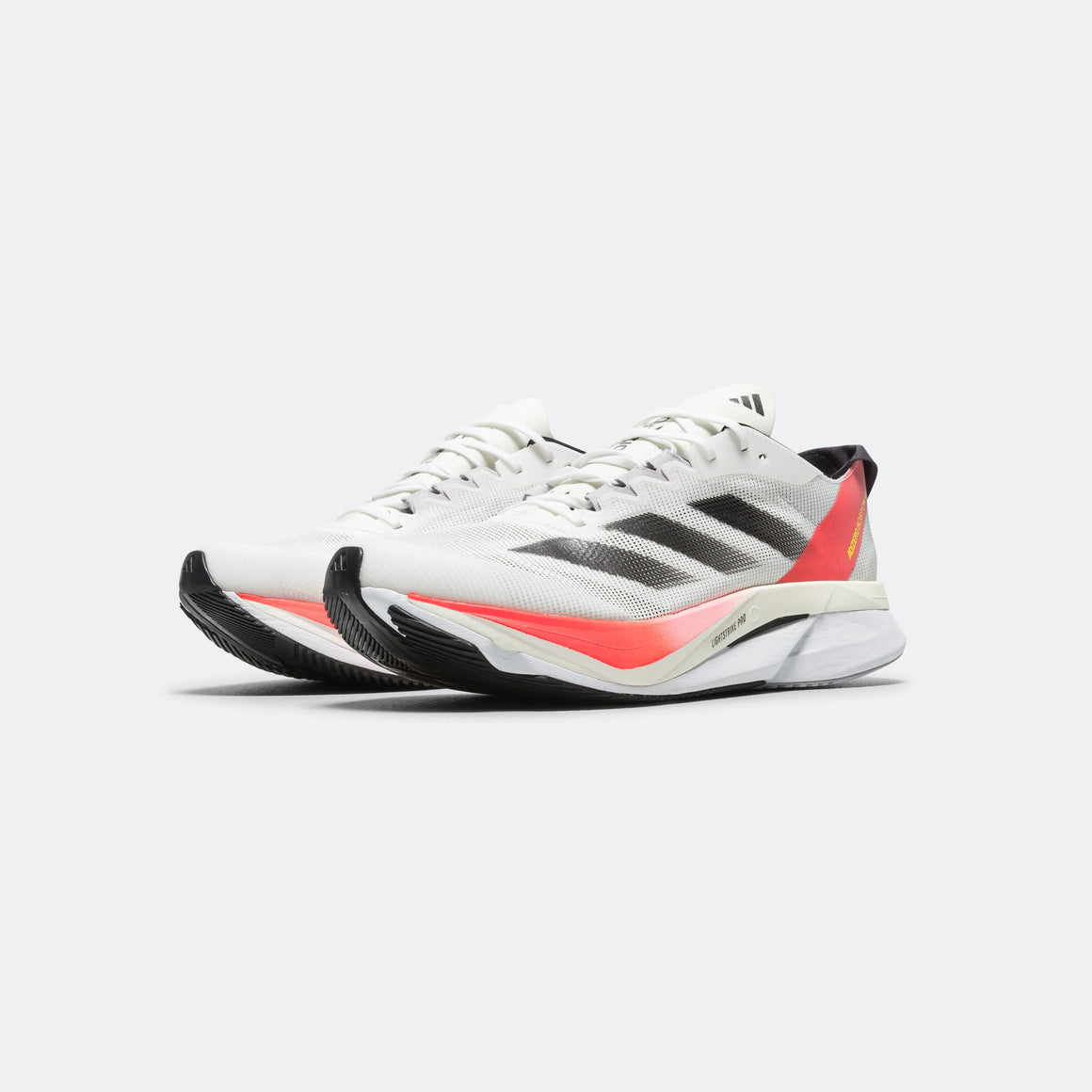 adidas - Mens Adizero Boston 12 - Footwear White/Aurora Metallic - Up There Athletics