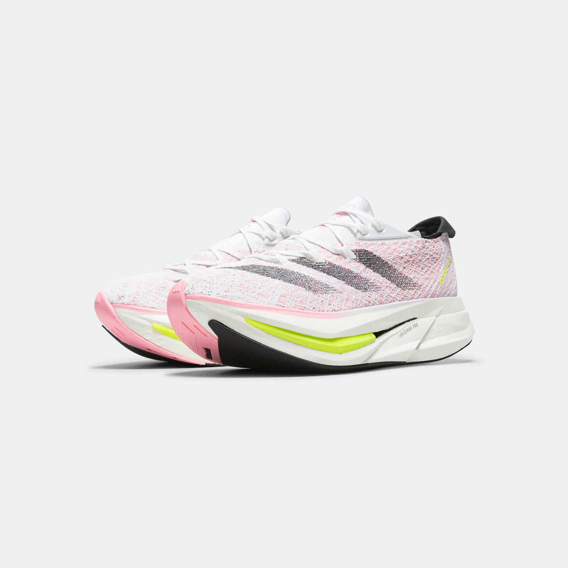 adidas - Mens Adizero Prime X 2 Strung - Footwear White/Core Black/Pink Spark - Up There Athletics