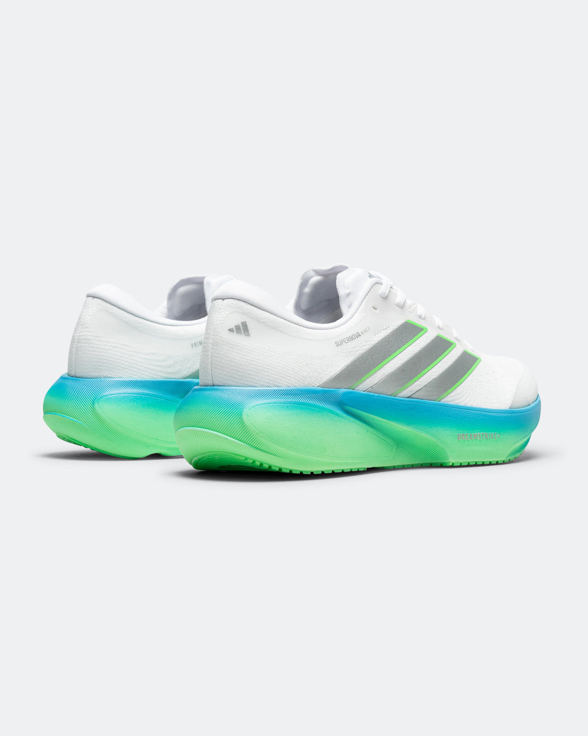 adidas - Mens Supernova Rise 3 - Footwear White/Silver Metallic-Semi Blue Burst - Up There Athletics