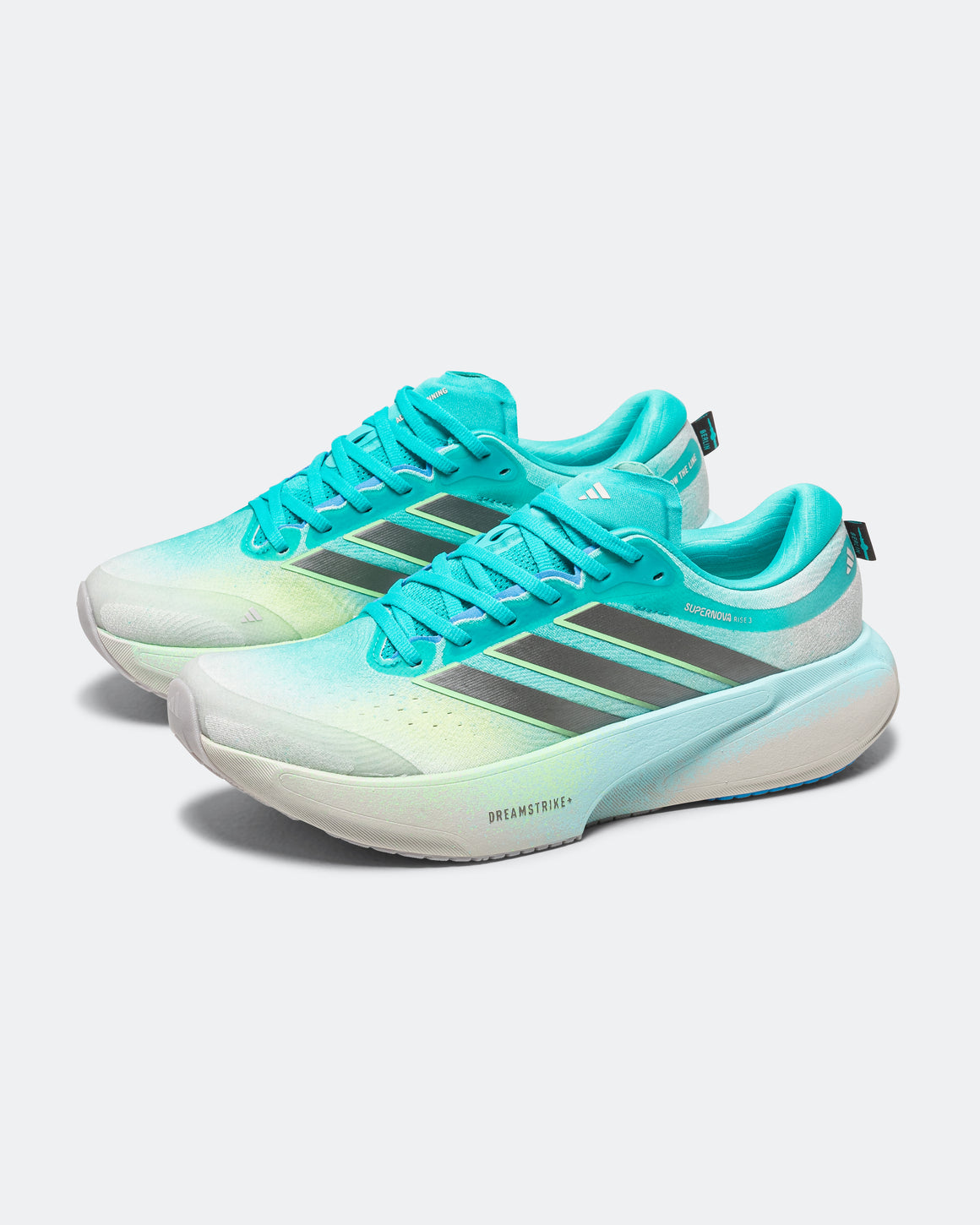 adidas - Mens Supernova Rise 3 - Grey Two/Iron Metallic/Lime Burst - Up There Athletics