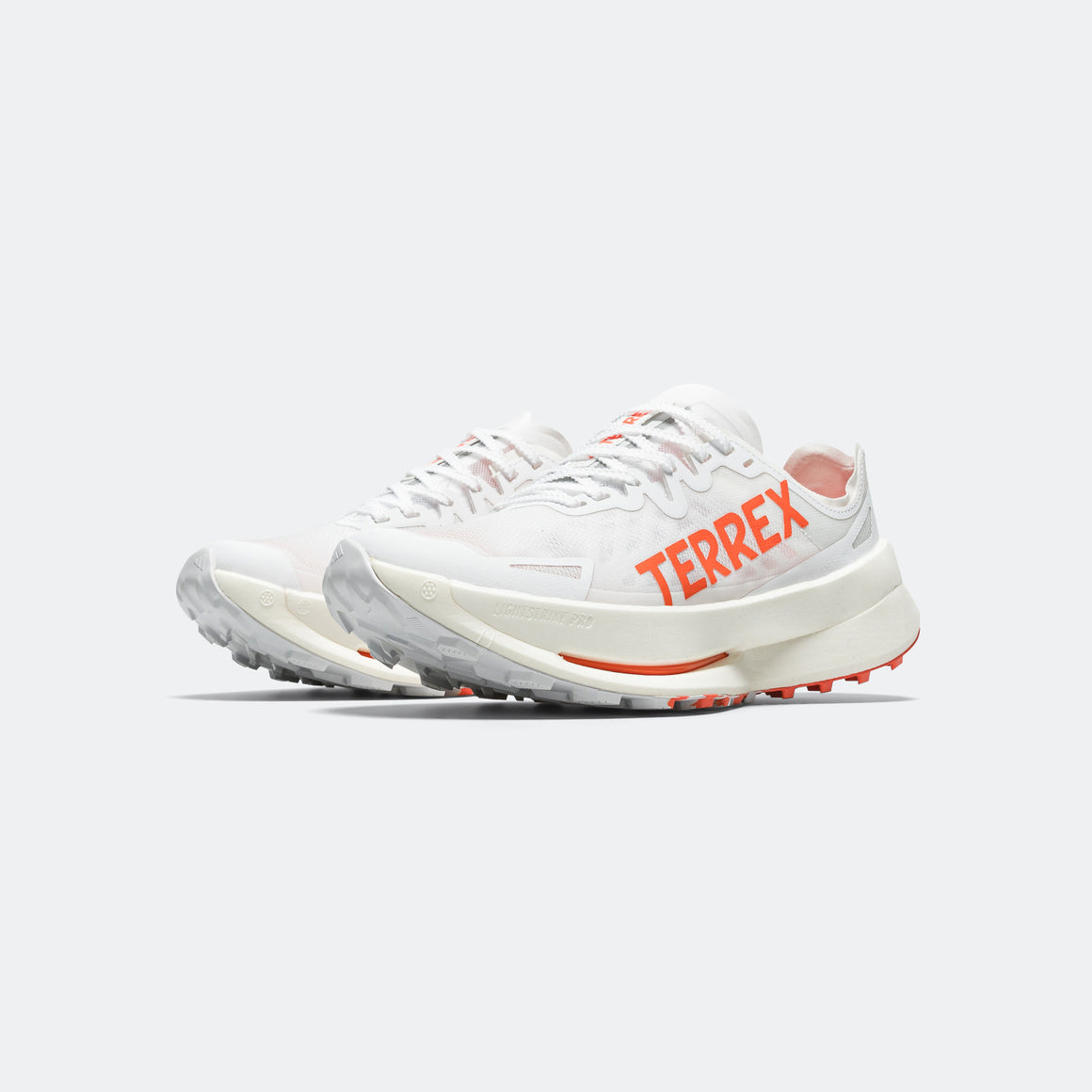 adidas - Mens Terrex Agravic Speed Ultra - Cloud White/Impact Orange-Dash Grey - Up There Athletics