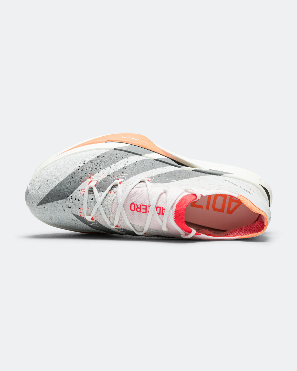 adidas - Adizero Prime X3 Strung - Footwear White/Footwear White-Lucid Red - Up There Athletics