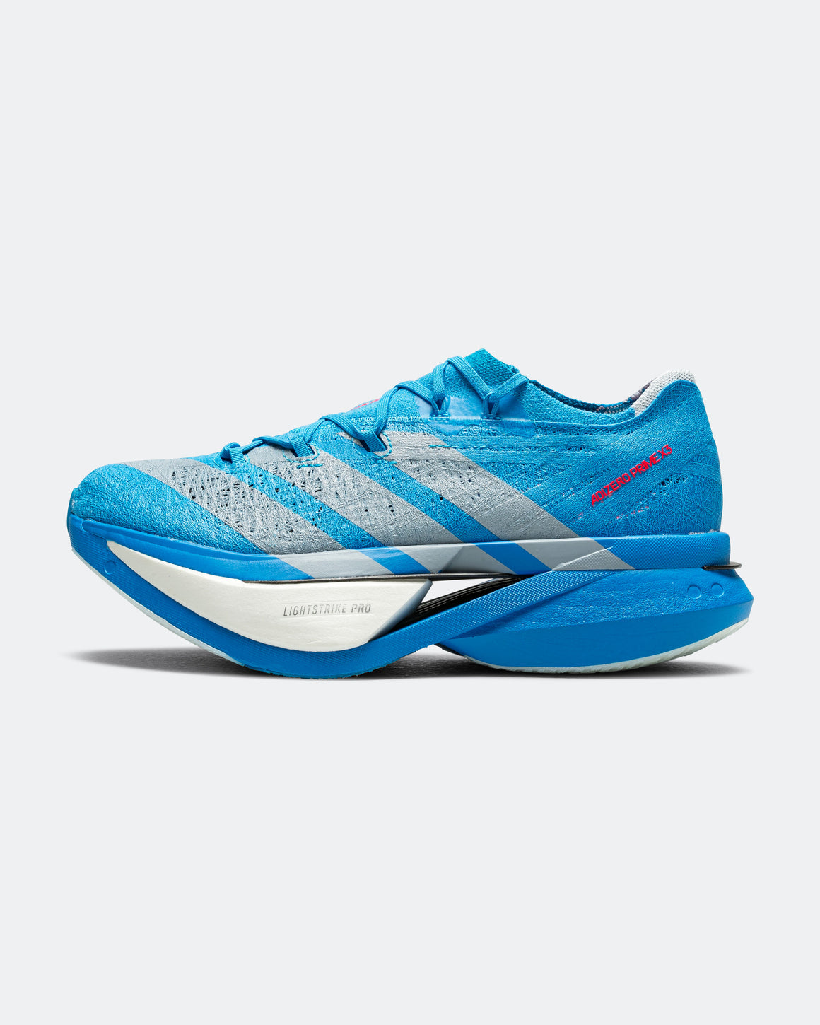 adidas - Adizero Prime X3 Strung - Solar Blue/Silver Metallic-Lucid Red - Up There Athletics