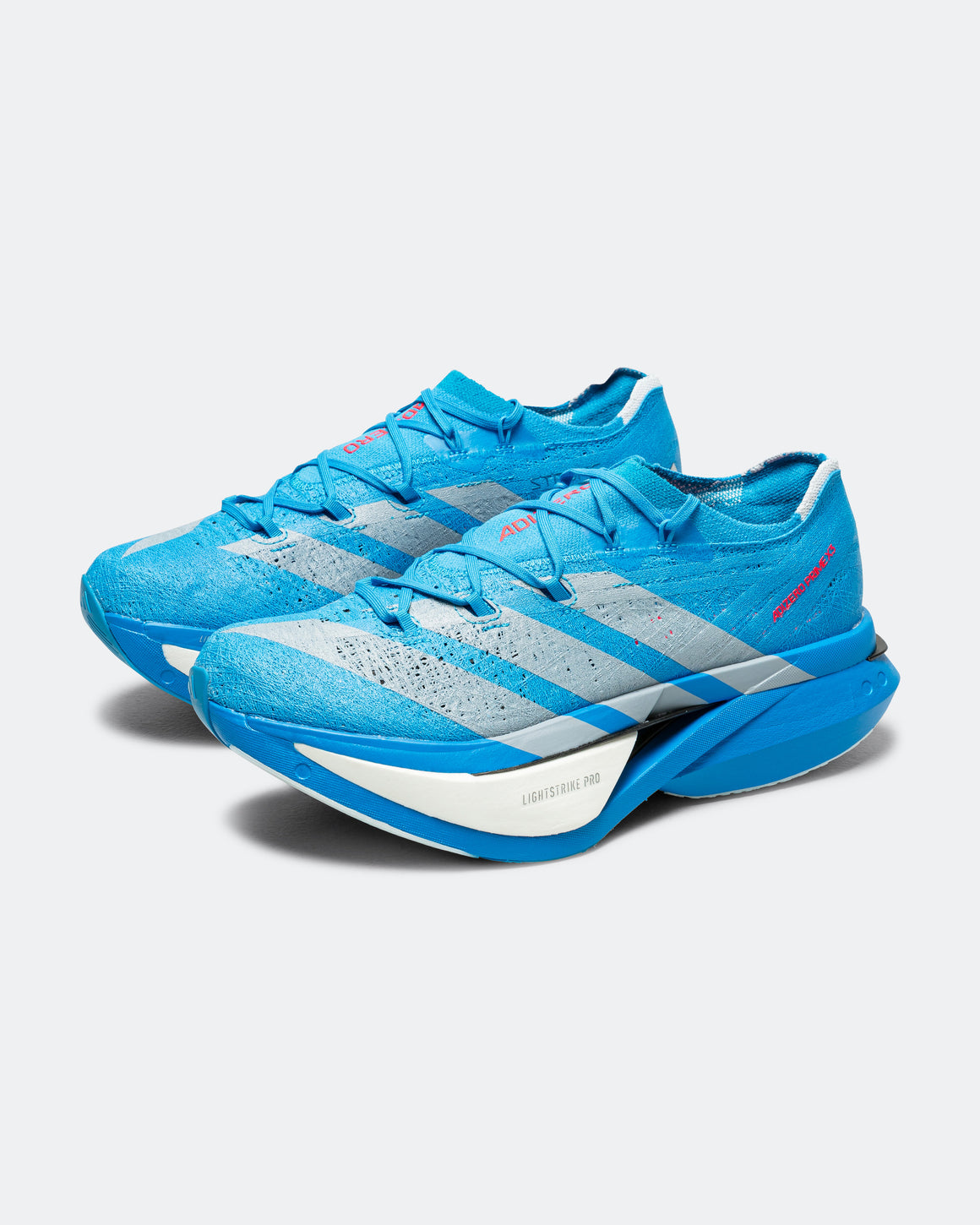adidas - Adizero Prime X3 Strung - Solar Blue/Silver Metallic-Lucid Red - Up There Athletics