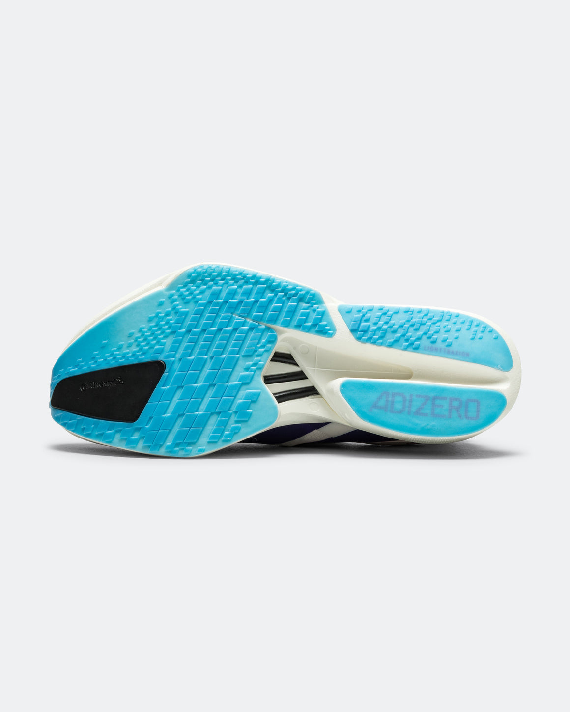 adidas - Womens Adizero Adios Pro 4 - Core White/Collegiate Purple-Semi Blue Burst - Up There Athletics