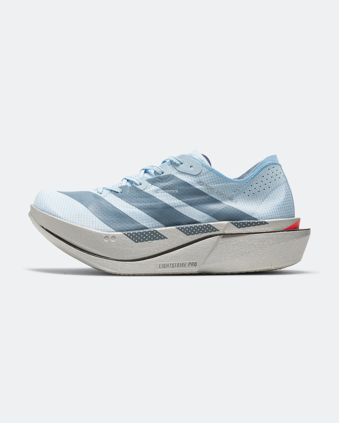 adidas - Womens Adizero Adios Pro 5 - Clear Sky/Grey Two/Silver Metallic - Up There Athletics