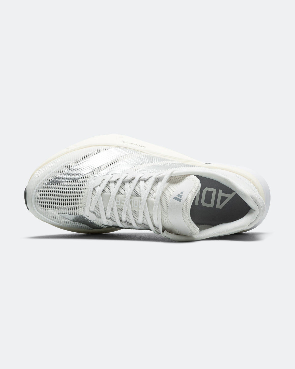 adidas - Womens Adizero Boston 13 - Footwear White/Matte Silver-Dash Grey - Up There Athletics