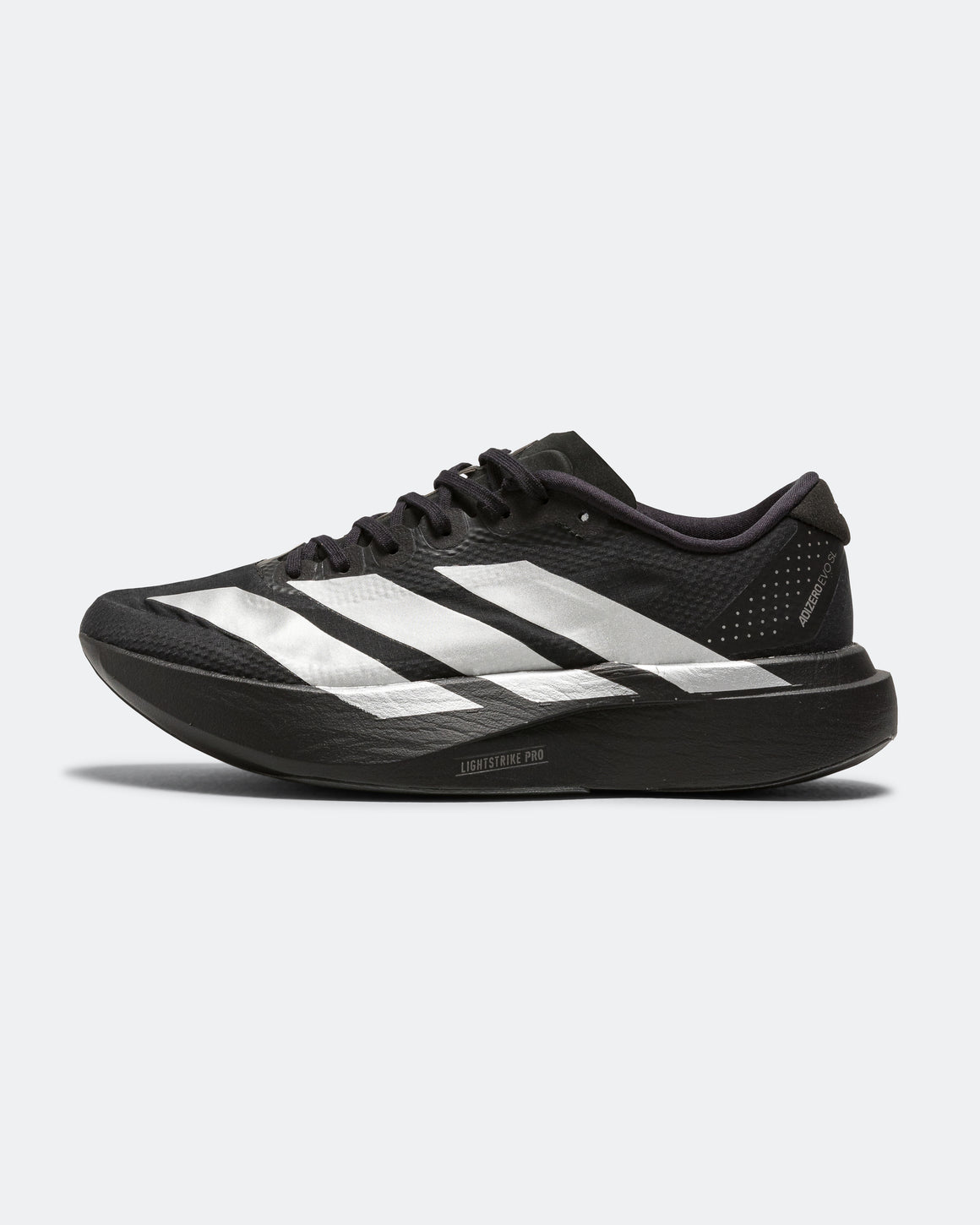adidas - Womens Adizero Evo SL Woven - Core Black/Silver Metallic-Carbon - Up There Athletics