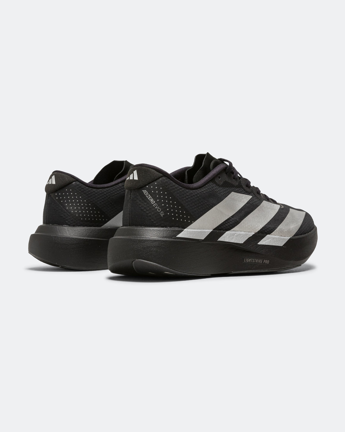 adidas - Womens Adizero Evo SL Woven - Core Black/Silver Metallic-Carbon - Up There Athletics