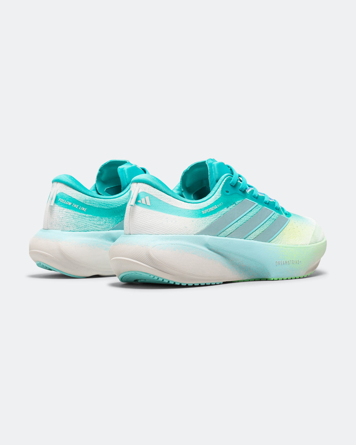 adidas - Womens Supernova Rise 3 - Grey One/Silver Metallic-Flash Aqua - Up There Athletics