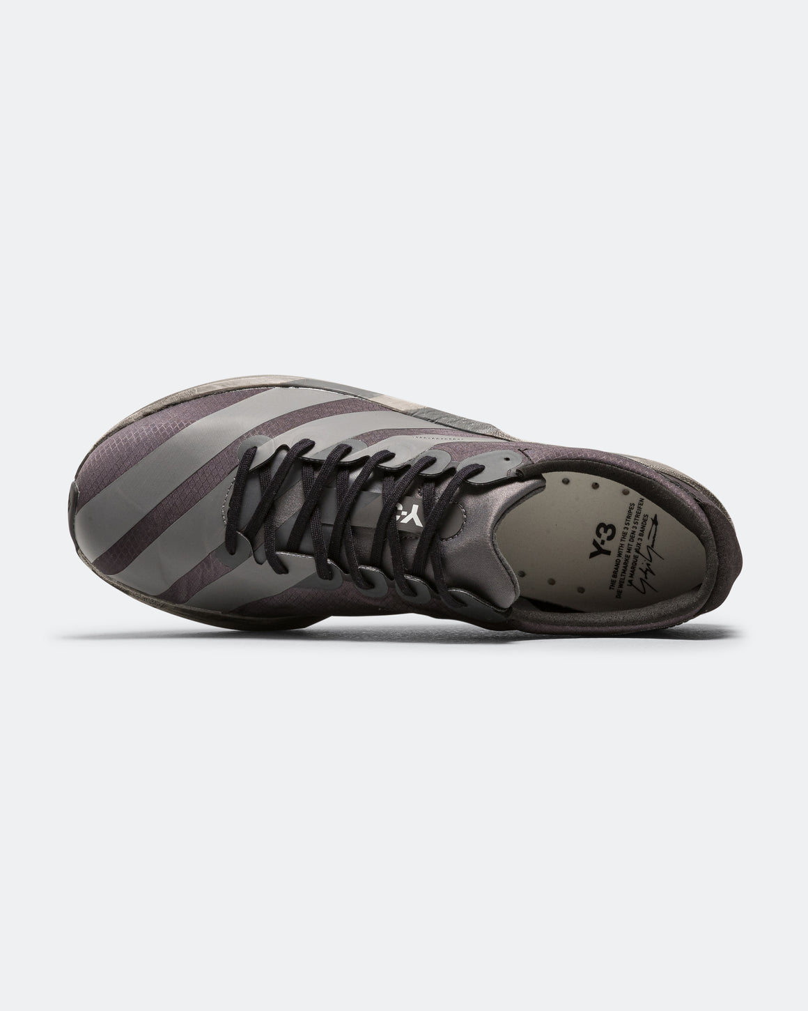 Y-3 - Y-3 Adizero Adios 9 - Black/Off White-Grey Five - Up There Athletics