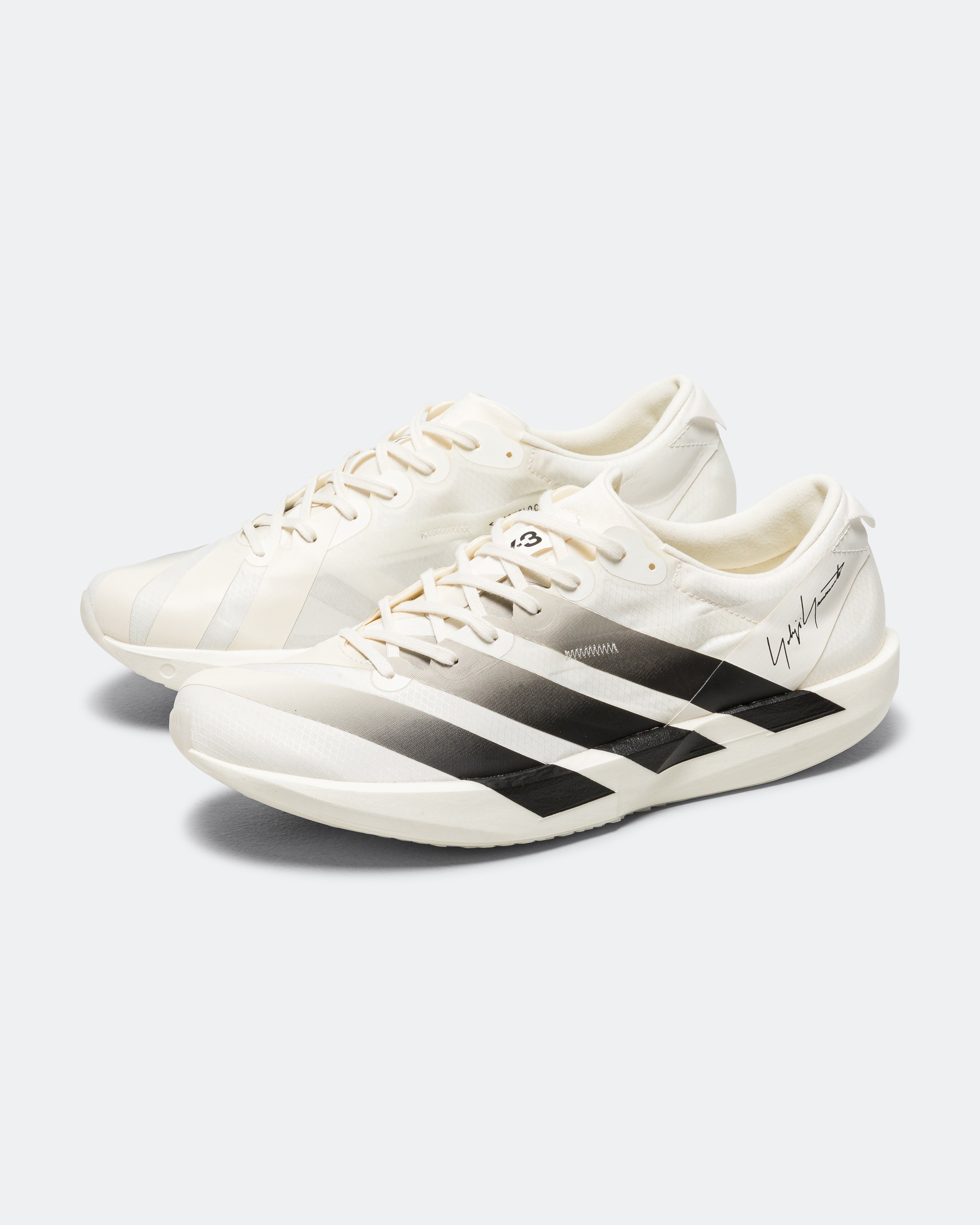 adidas - Adizero Adios 9 x Y-3 - Off White/Off White-Black | Up