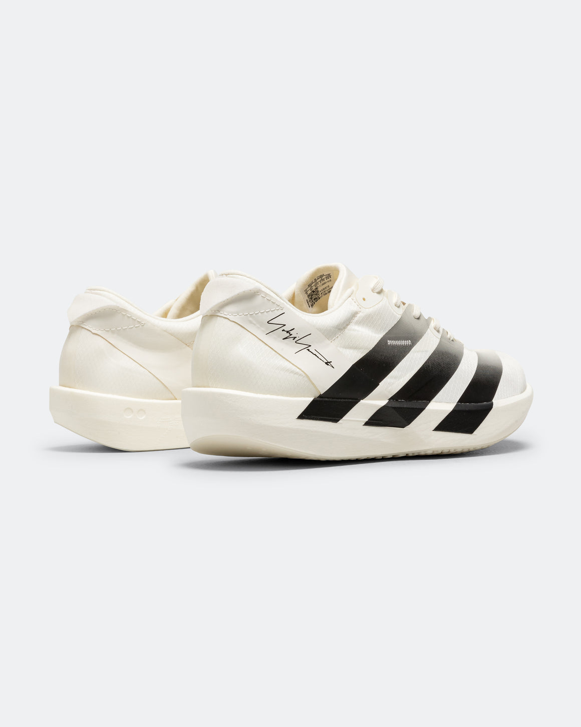 adidas - Adizero Adios 9 x Y-3 - Off White/Off White-Black - Up There Athletics
