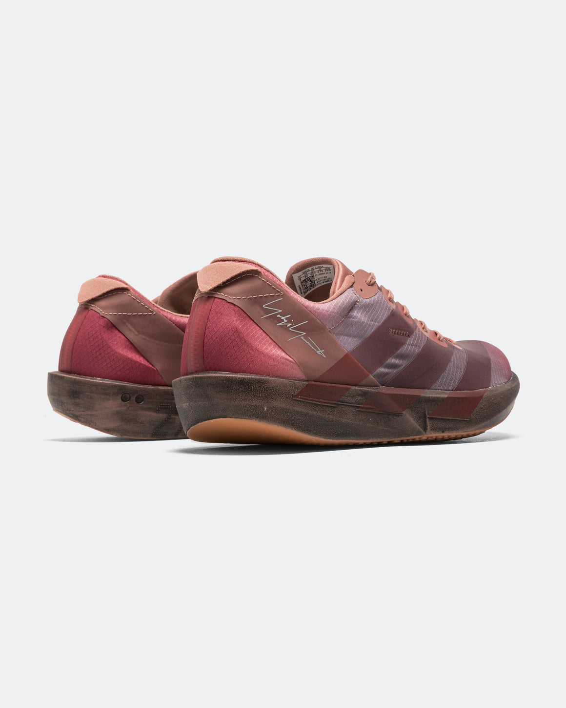 Y-3 - Y-3 Adizero Adios 9 - Warm Clay/Night Red-Active Maroon - Up There Athletics